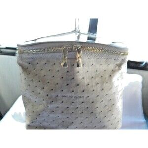 Kate Spade 'Out to Lunch' Polka Dot Lunchbox /  Cosmetic Bag